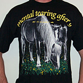 Shirt Modell Pferd